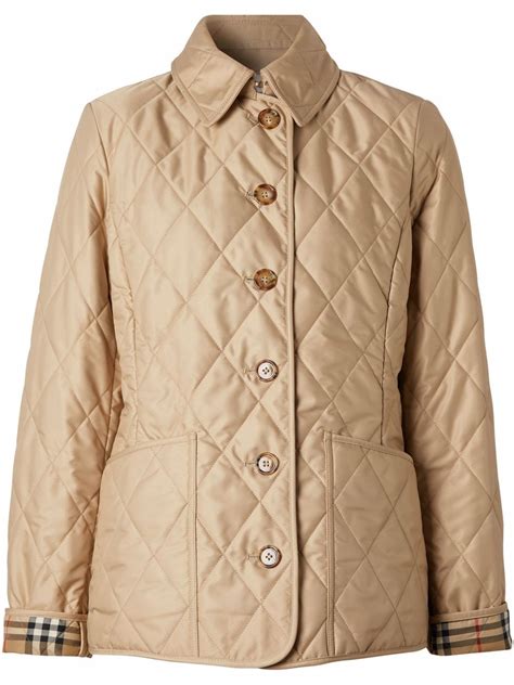 burberry hooded quilted jacket womens|burberry quilted jacket outlet price.